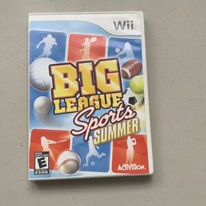 Wii big league sports summer video game